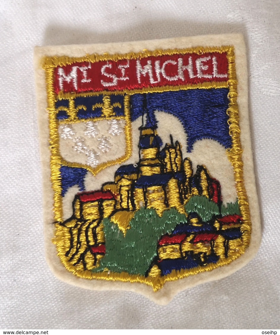 Ecusson MONT SAINT MICHEL Souvenir Tissu Mt St Michel - Patches