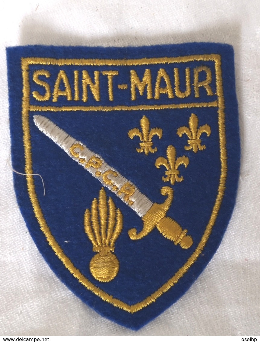 Ecusson SAINT MAUR CPCR  94 Val De Marne Souvenir Tissu - Patches