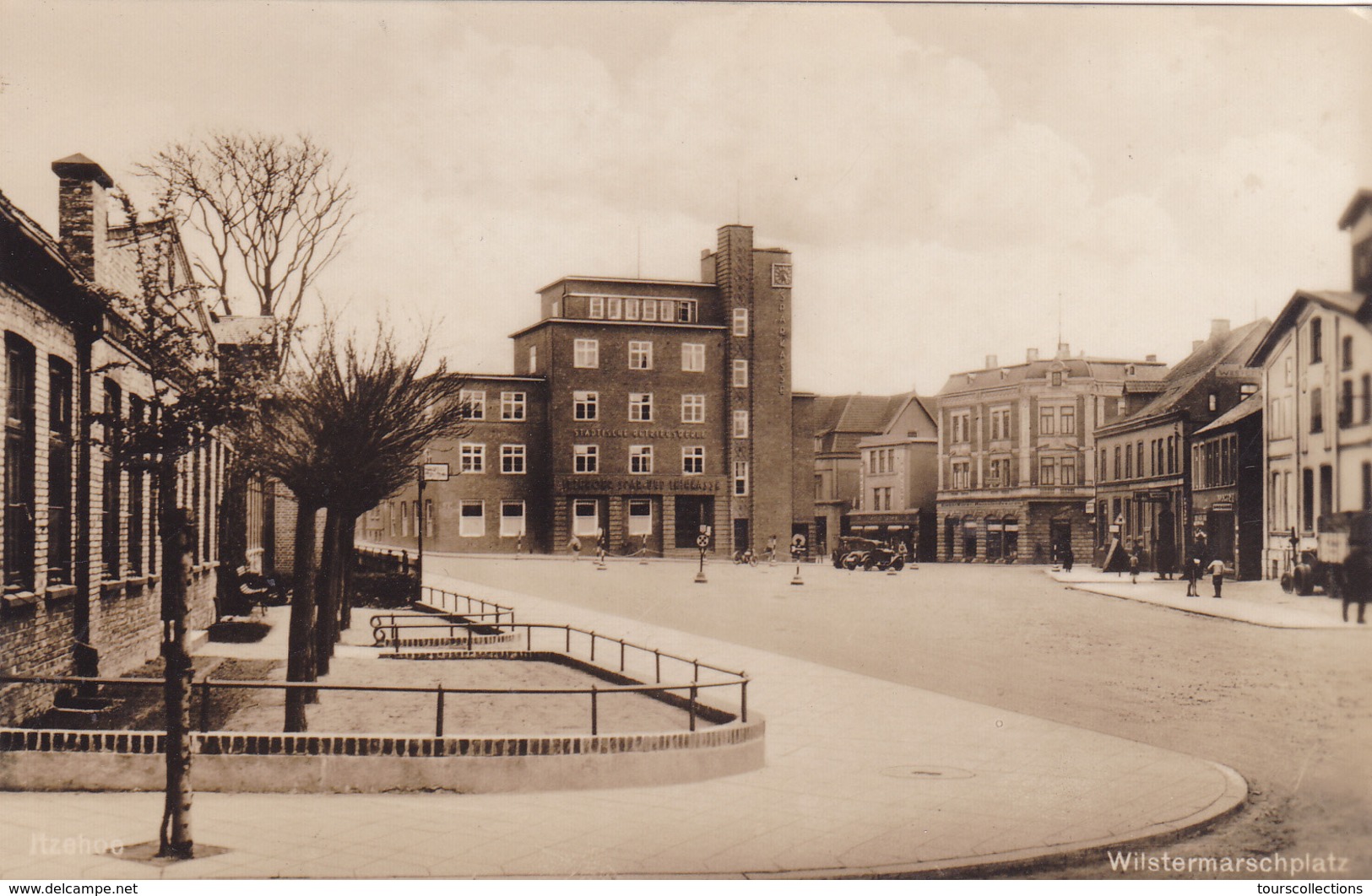 CPA ITZEHOE Wilstermarschplatz Vers 1935 - La Place - Schleswig Holstein - Itzehoe