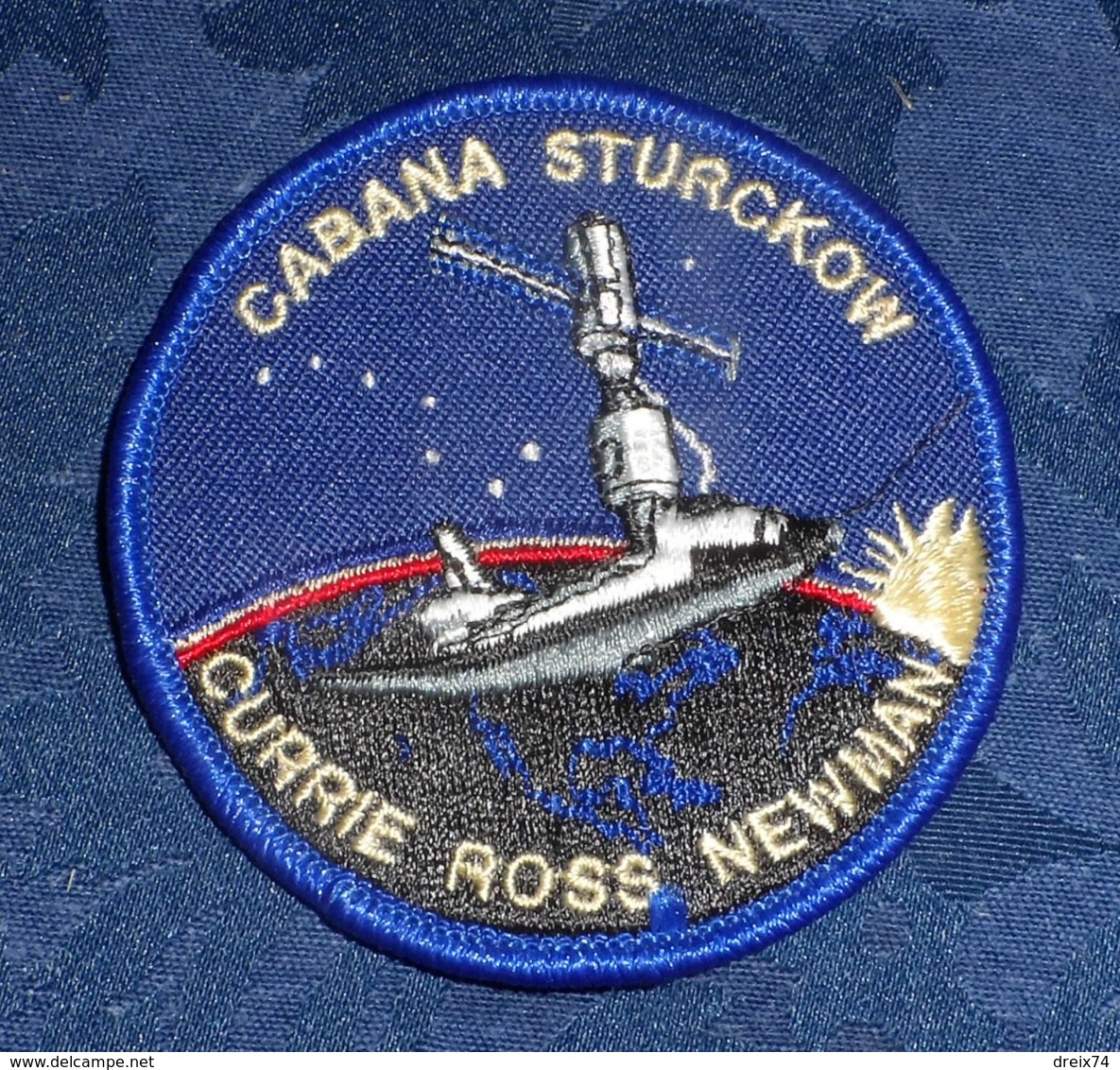 ECUSSON Tissu NASA - Cabana Sturckow Currie Ross Newman - Patches