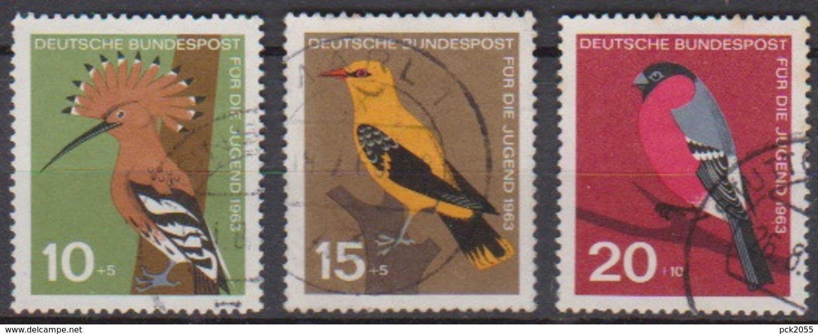 BRD 1963 MiNr.401,402,403 Jugend: Einheimische Vögel ( A684 ) Günstige Versandkosten - Gebraucht