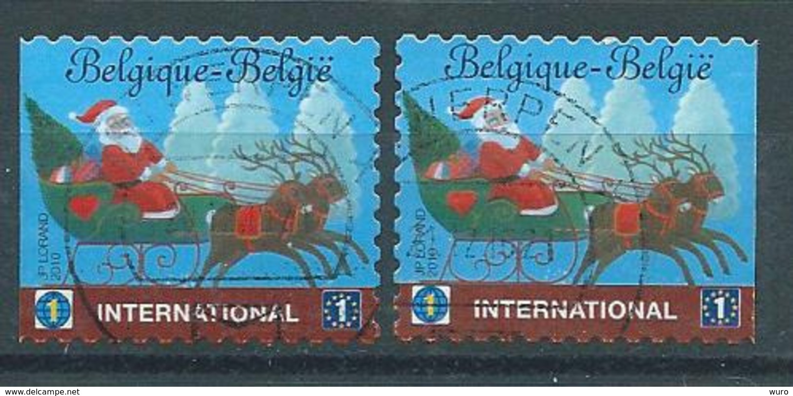 België OBP Nr: 4088 - 4088a Gestempeld / Oblitérés - Kerstmis En Nieuwjaar - Oblitérés