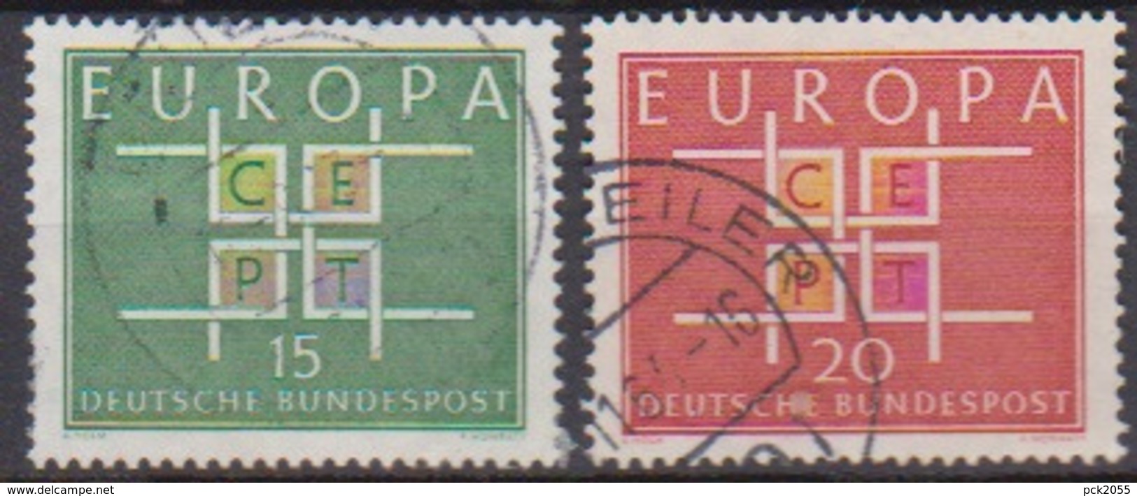 BRD 1963 MiNr.406 - 407 Europa ( A693 ) Günstige Versandkosten - Used Stamps