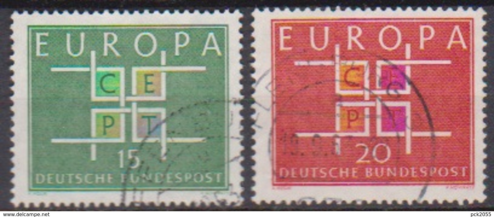 BRD 1963 MiNr.406 - 407 Europa ( A694 ) Günstige Versandkosten - Gebruikt