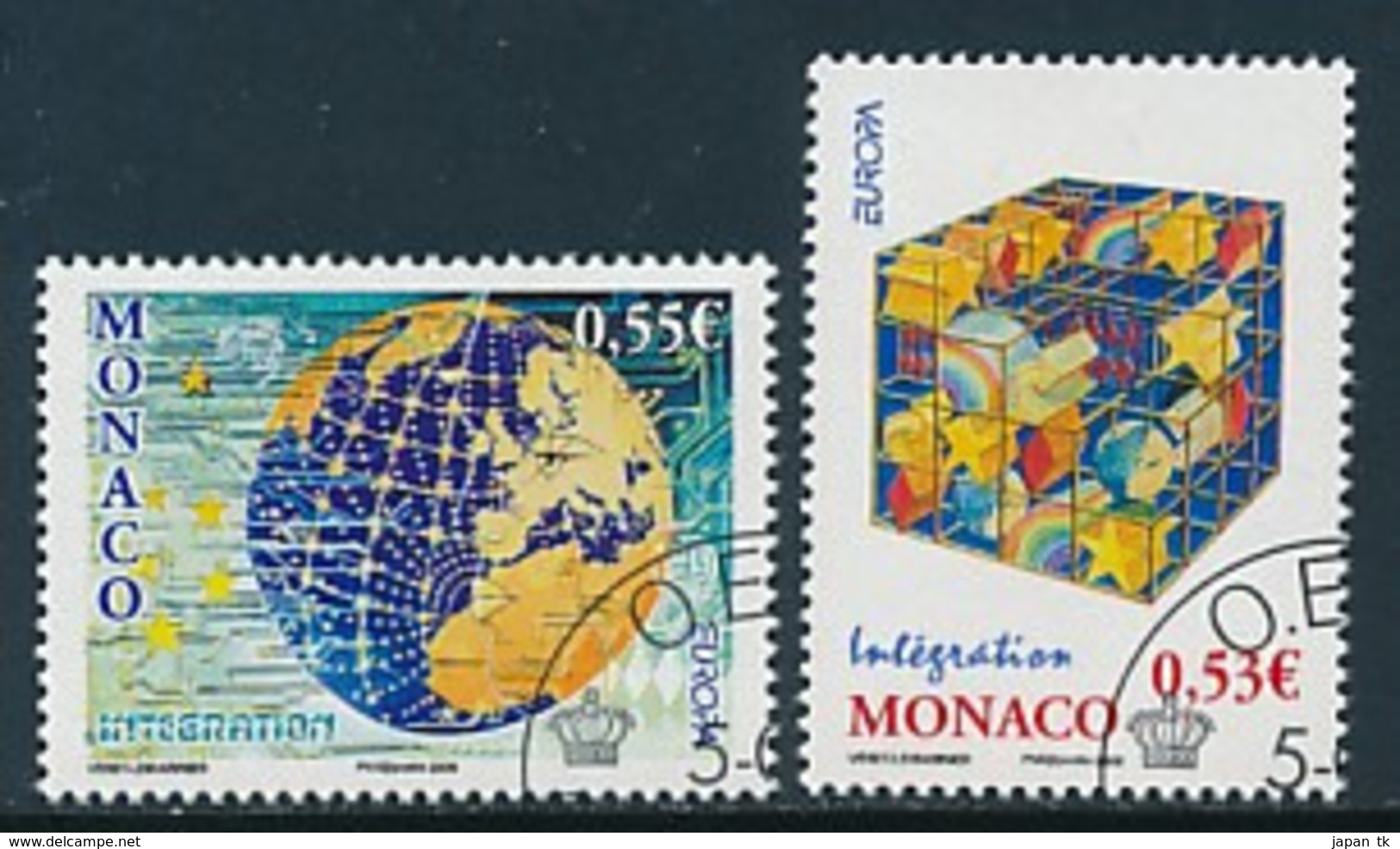 MONACO Mi.Nr. 2799-2800 EUROPA CEPT  "Integration " 2006 - Used - 2006