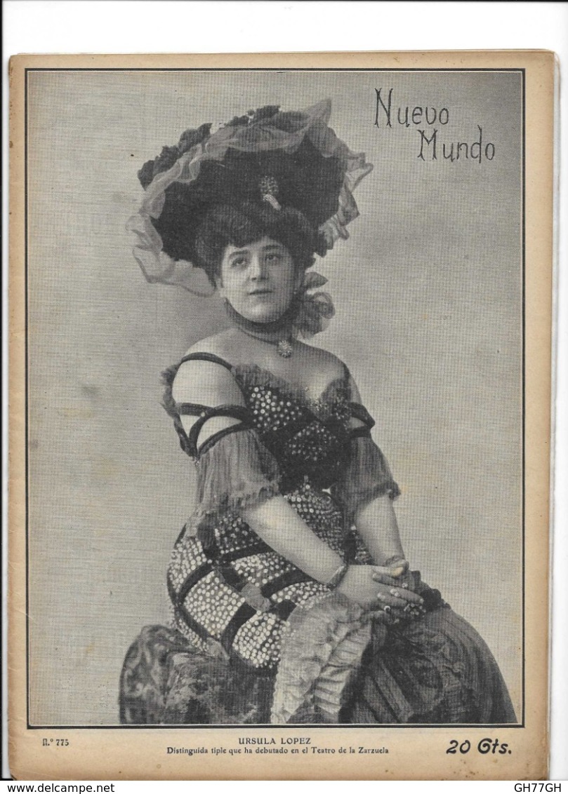 Nuevo Mundo N°775 -12/11/1908 "URSULA LOPEZ " - [1] Tot 1980