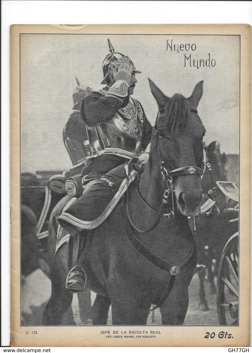 Nuevo Mundo N°774 -05/11/1908 "JEFE DE LA ESCOLTA REAL  " - [1] Until 1980