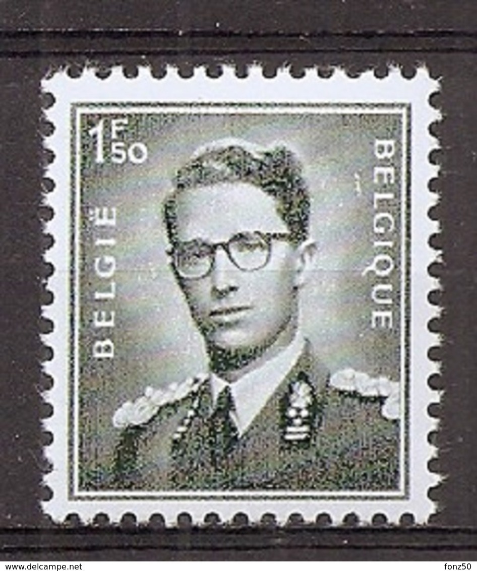 BELGIE Boudewijn Bril * Nr 924 P3a * Postfris Xx * FLUOR  PAPIER - 1953-1972 Lunettes