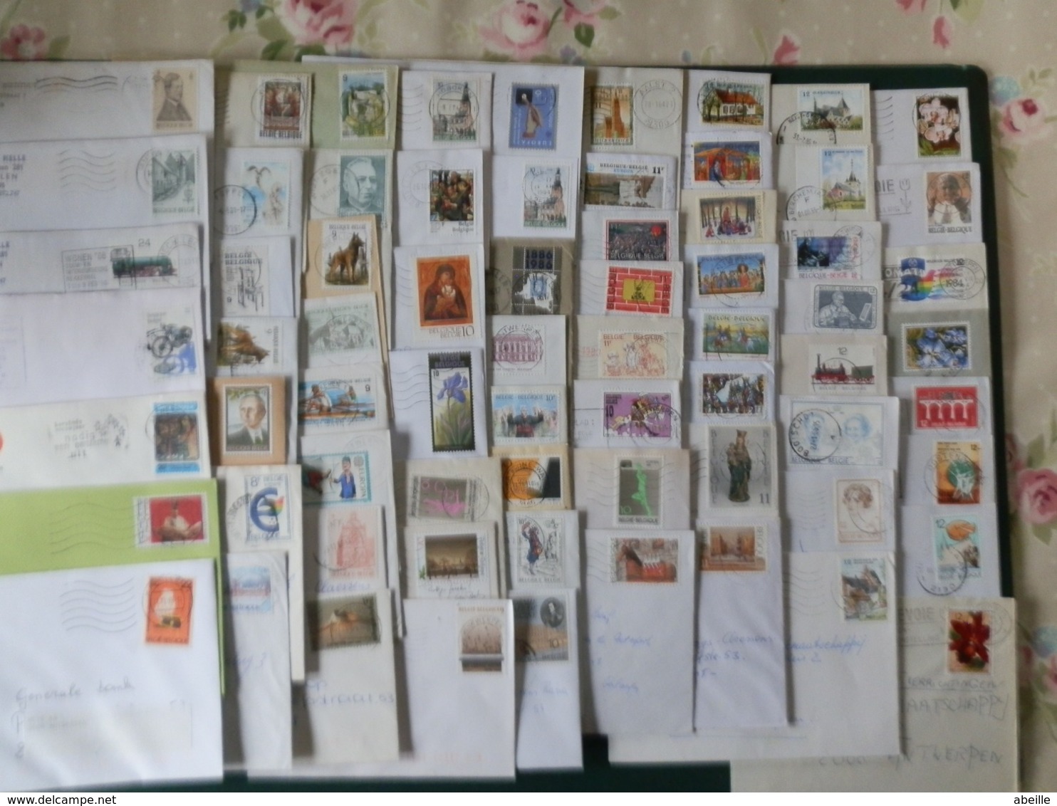 458 LETTRES   SEULE SUR LETTRE BELGIQUE PERIODE ANNEES 1980/90 - Covers & Documents