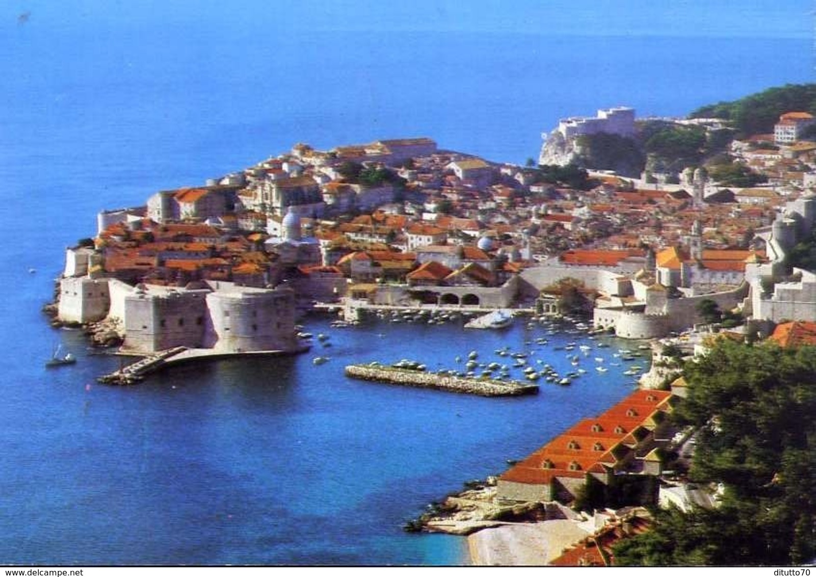 Dubrovnik - The Old City - Formato Grande Non Viaggiata – E 12 - Jugoslavia