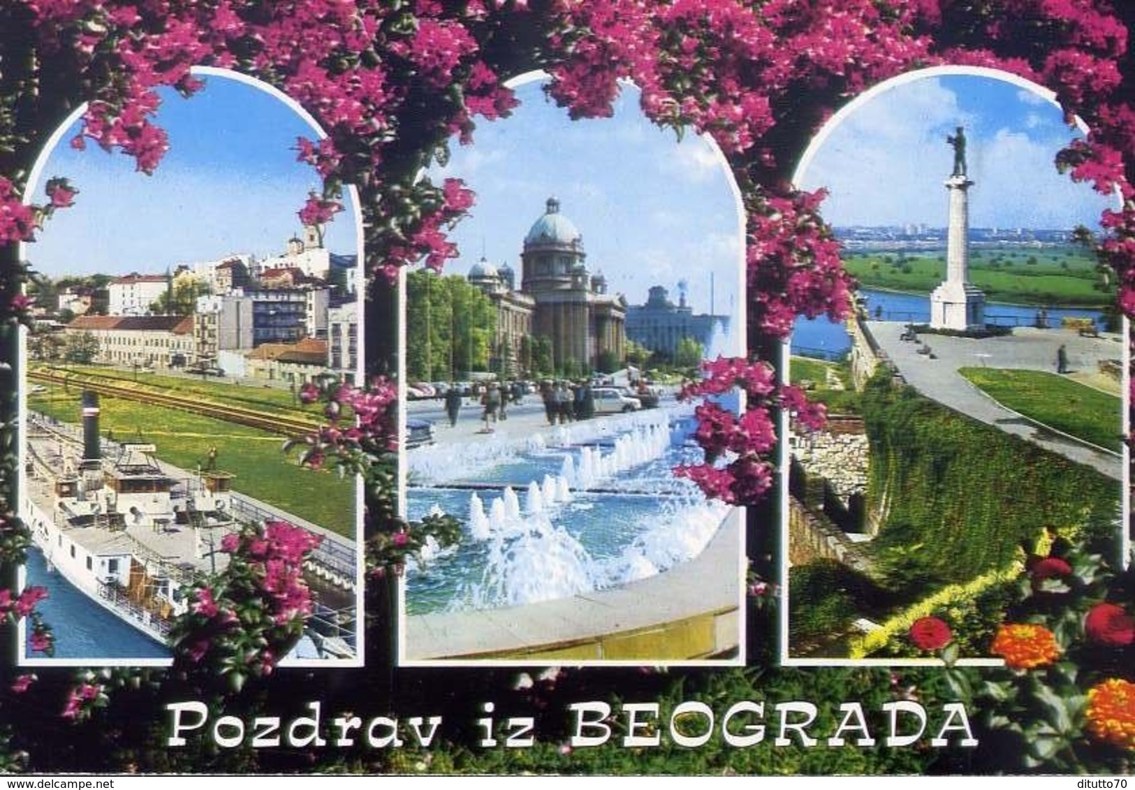 Pozdrav Iz Beograda - Formato Grande Non Viaggiata – E 12 - Joegoslavië