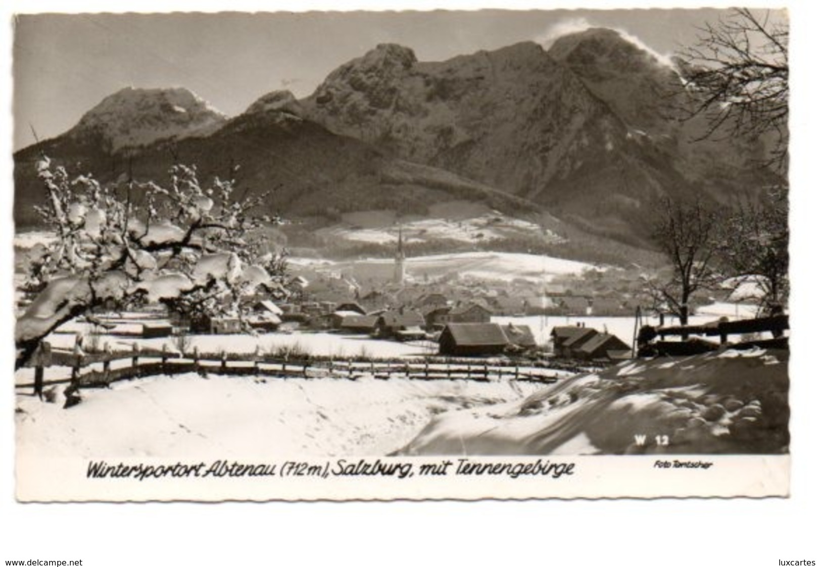 BISCHOFSHOFEN GEGEN DAS TENNENGEBIRGE. - Bischofshofen