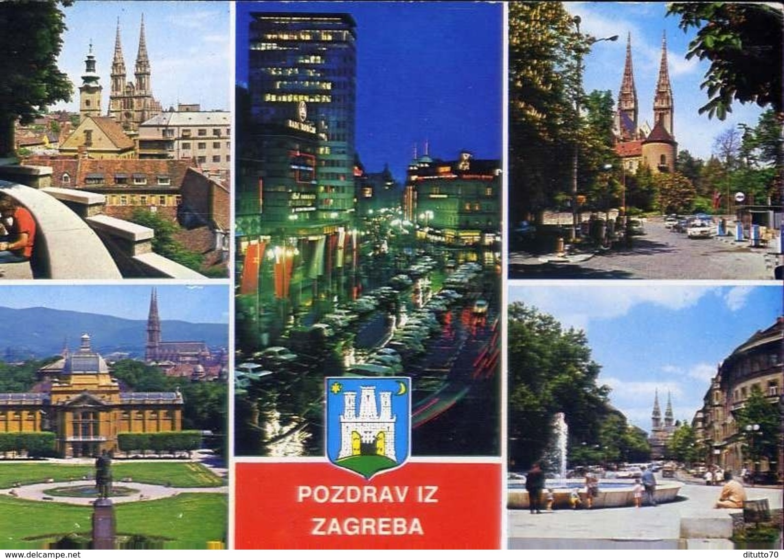 Pozdrav Iz Zagreba - 2039 - Formato Grande Non Viaggiata – E 12 - Yugoslavia