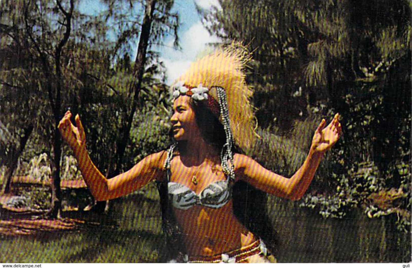 @ Polynésie Française- La Danseuse LEA AVEMAI (1) Film "Sortilège Tahitien"  (Tahiti)(Vahiné Nu Nue  (Ed. VERONESE 61 - Polynésie Française