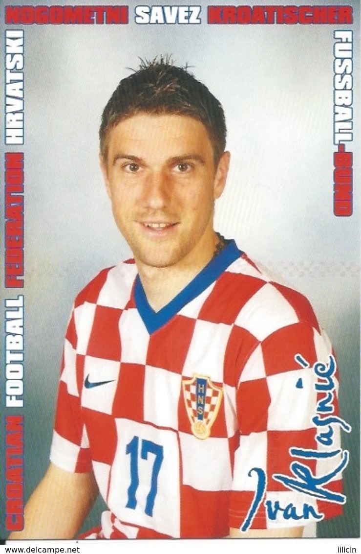 Postcard RA011075 - Football (Soccer Calcio) Hrvatska Croatia: Ivan Klasnic - Voetbal