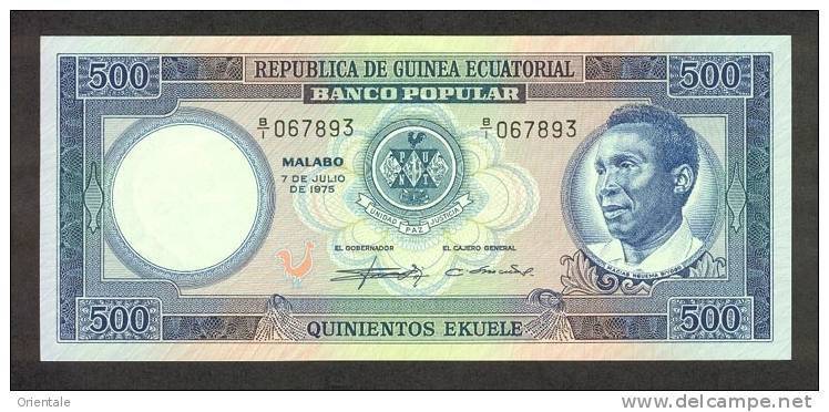 EQUATORIAL GUINEA P.  7 500 E 1975 UNC - Equatoriaal-Guinea