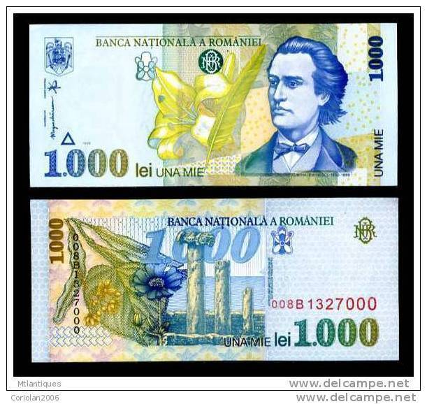 ROMANIA 1998 / 1.000 LEI / UNC - Roemenië