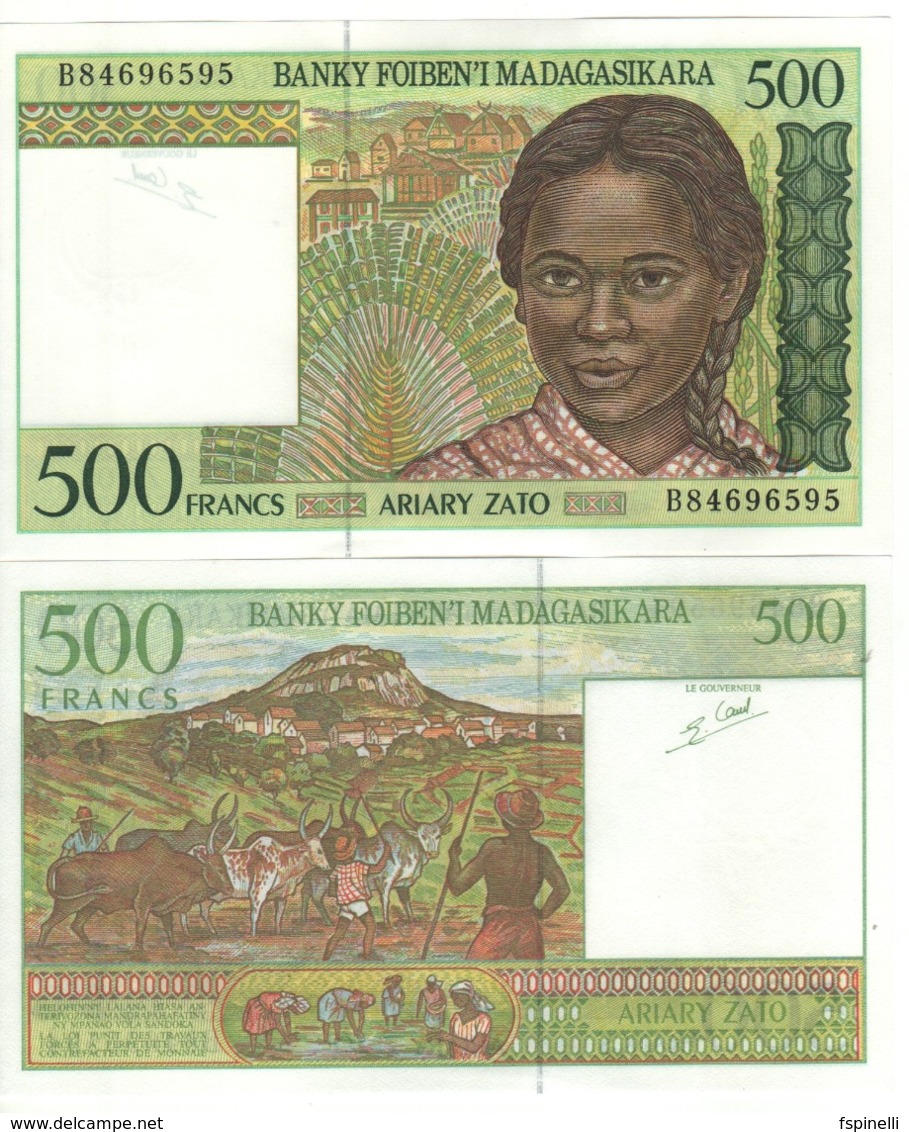 MADAGASCAR  500 Francs      P75b   ND 1994 UNC. - Madagascar