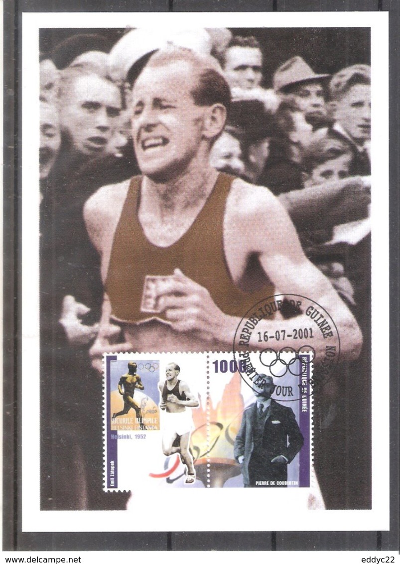 JO Helsinki 1952 - Emil Zatopek - CM Guinée (à Voir) - Sommer 1952: Helsinki