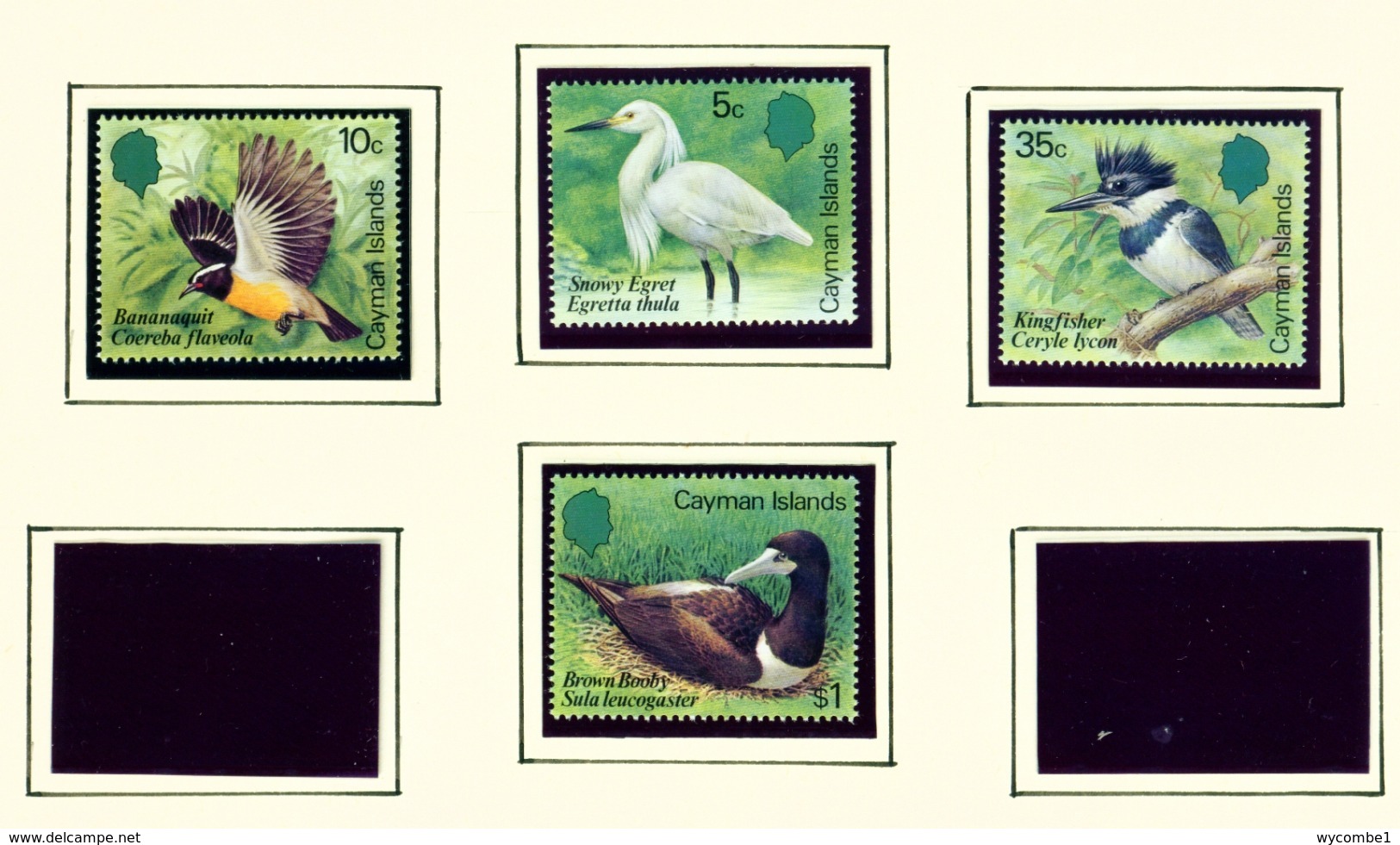 CAYMAN ISLANDS - 1984 Birds Set Unmounted/Never Hinged Mint - Cayman Islands