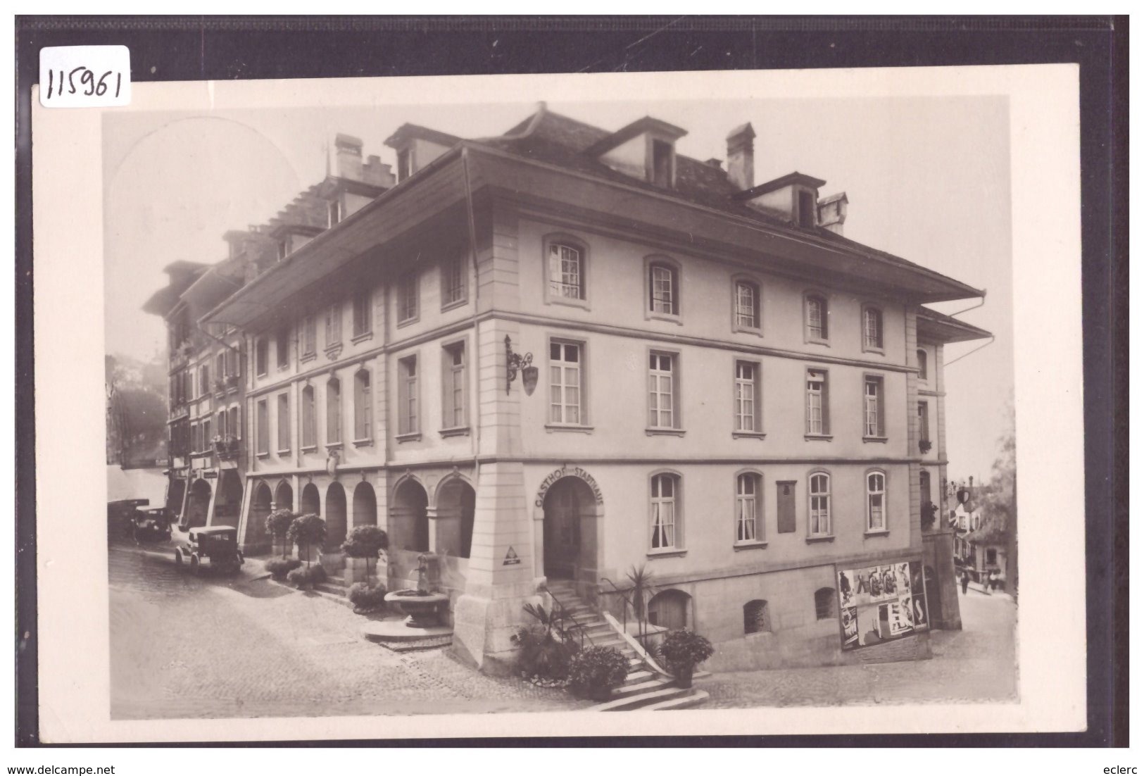 BURGDORF - BERTHOUD - HOTEL STADTHAUS - TB - Berthoud