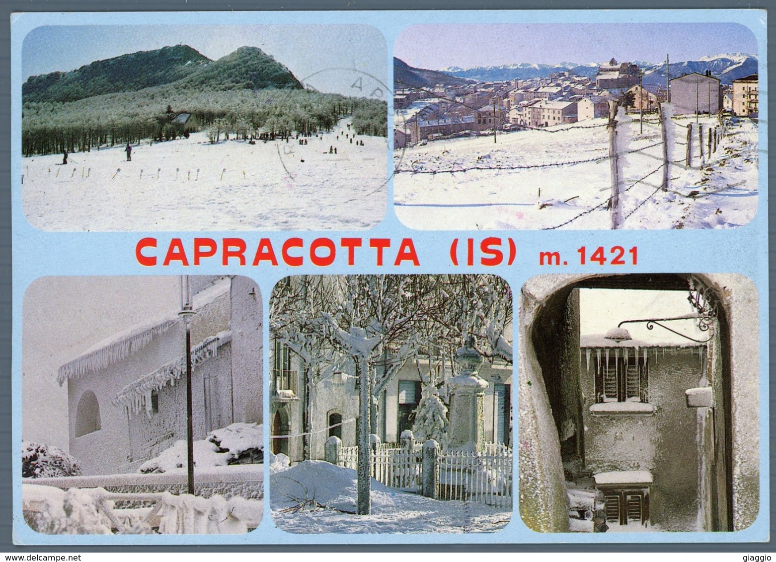 °°° Cartolina - Capracotta Vedute Viaggiata °°° - Isernia