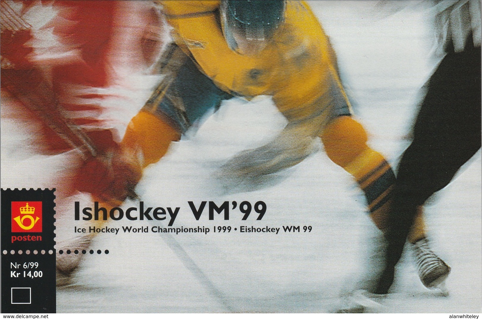 NORWAY 1999 World Ice Hockey Championship: Presentation Pack UM/MNH - Jockey (sobre Hielo)
