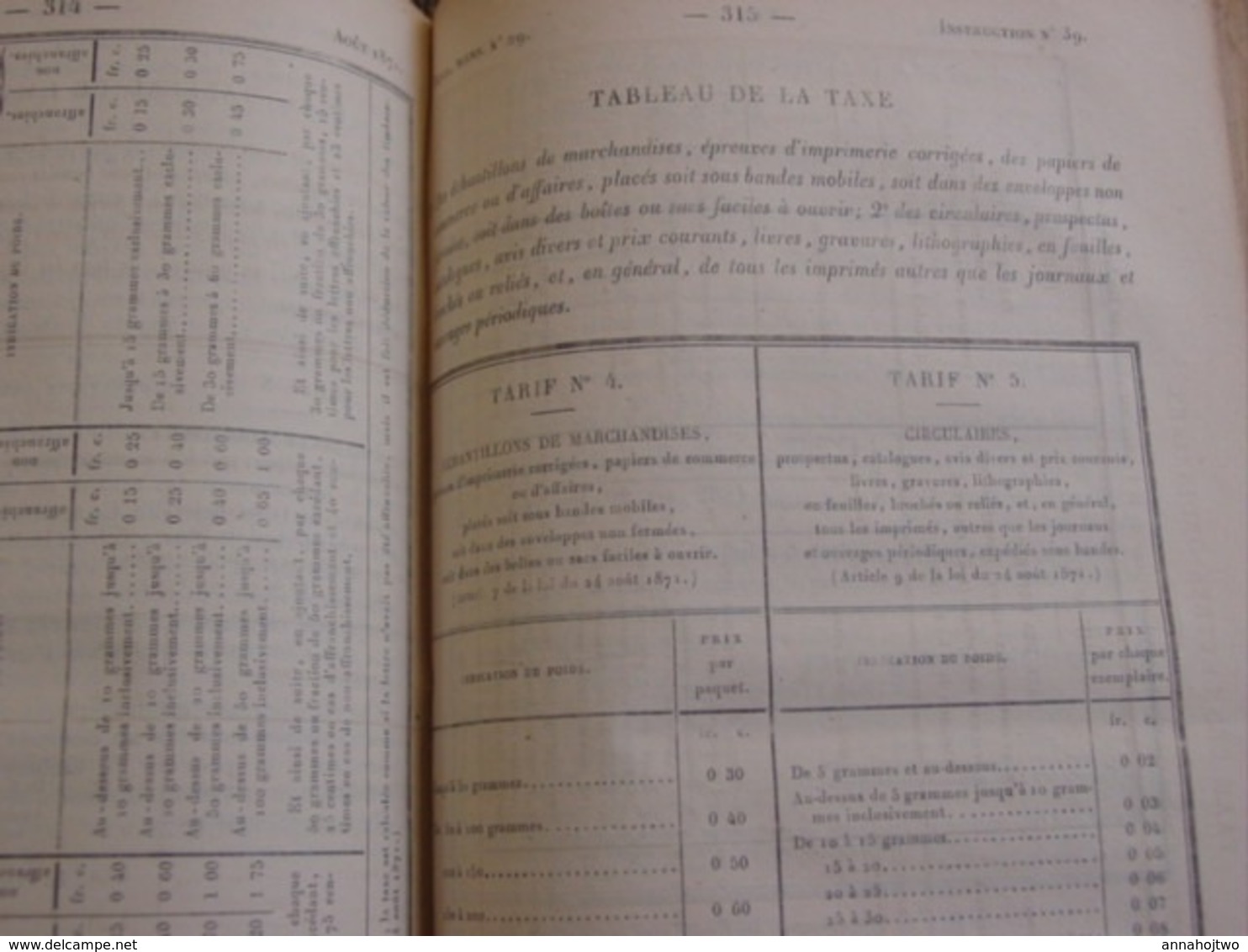 BULLETIN MENSUEL DE L'ADMINISTRATION DES POSTES-1870-1871 - Guerre & Siège de Paris .