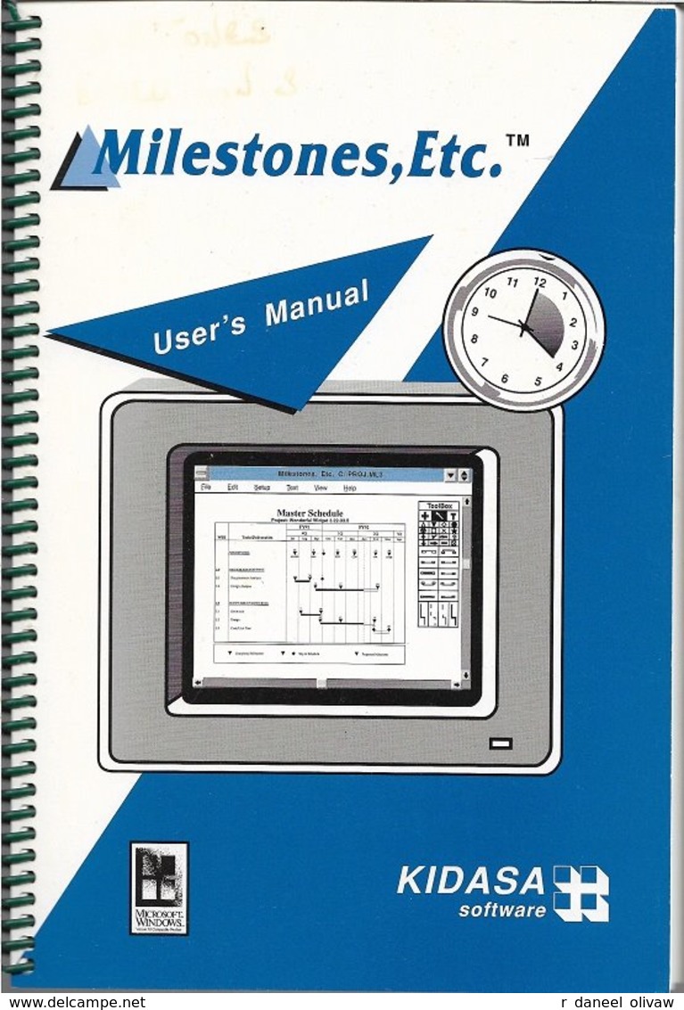 Milestones Pour Windows 3, En Anglais (1991, TBE+) - Autres & Non Classés