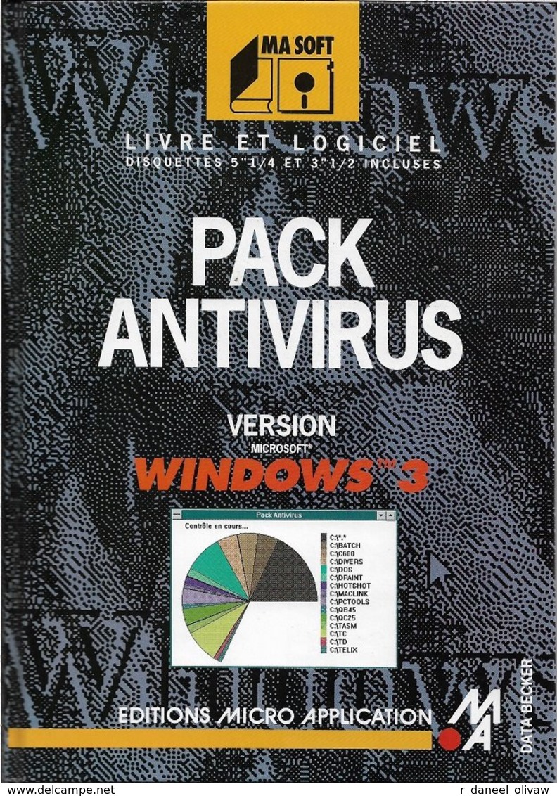 Pack Antivirus Pour Windows 3 (1990, TBE+) - Other & Unclassified