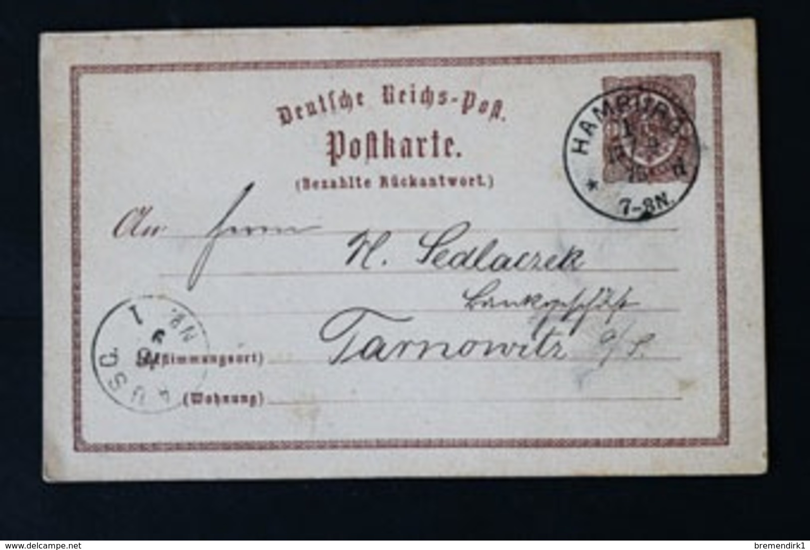 40820) DEUTSCHES REICH Ganzsache P 3A Gestempelt Aus 1873 - Briefe U. Dokumente