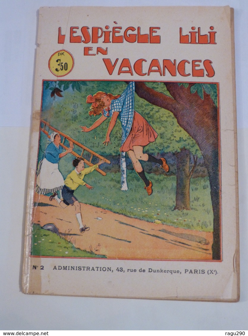 BD  -L ' ESPIEGLE LILI   EN  VACANCES - Lili L'Espiègle