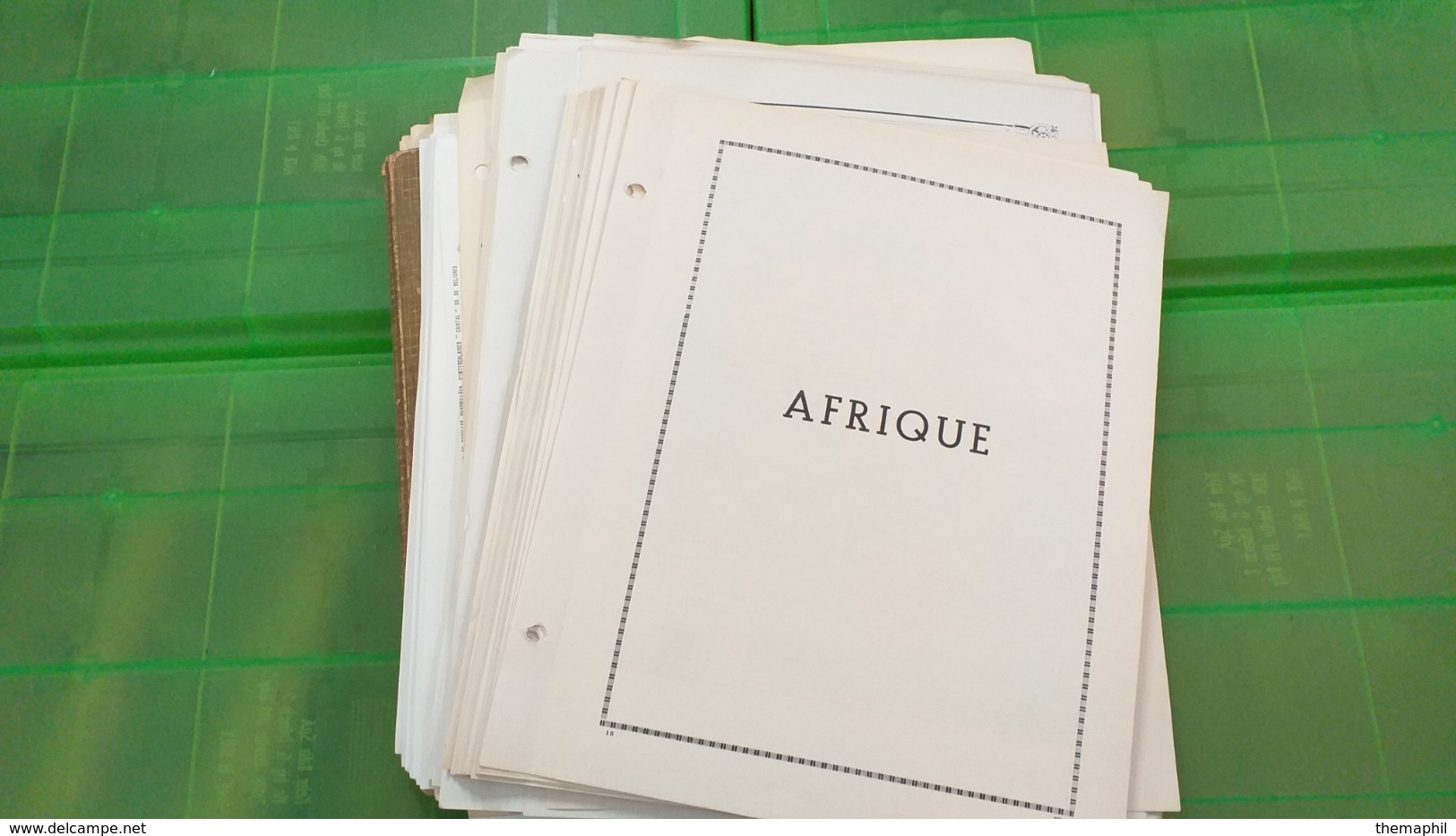 Lot N° TH. 1062  COLONIES FRANCAISE Debut De Collection Sur Page D'albums Neufs * Ou Obl. - Collections (with Albums)