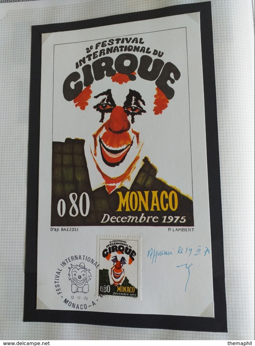 lot n° TH. 1042 MONACO collection quasie complete dans un album neufs *