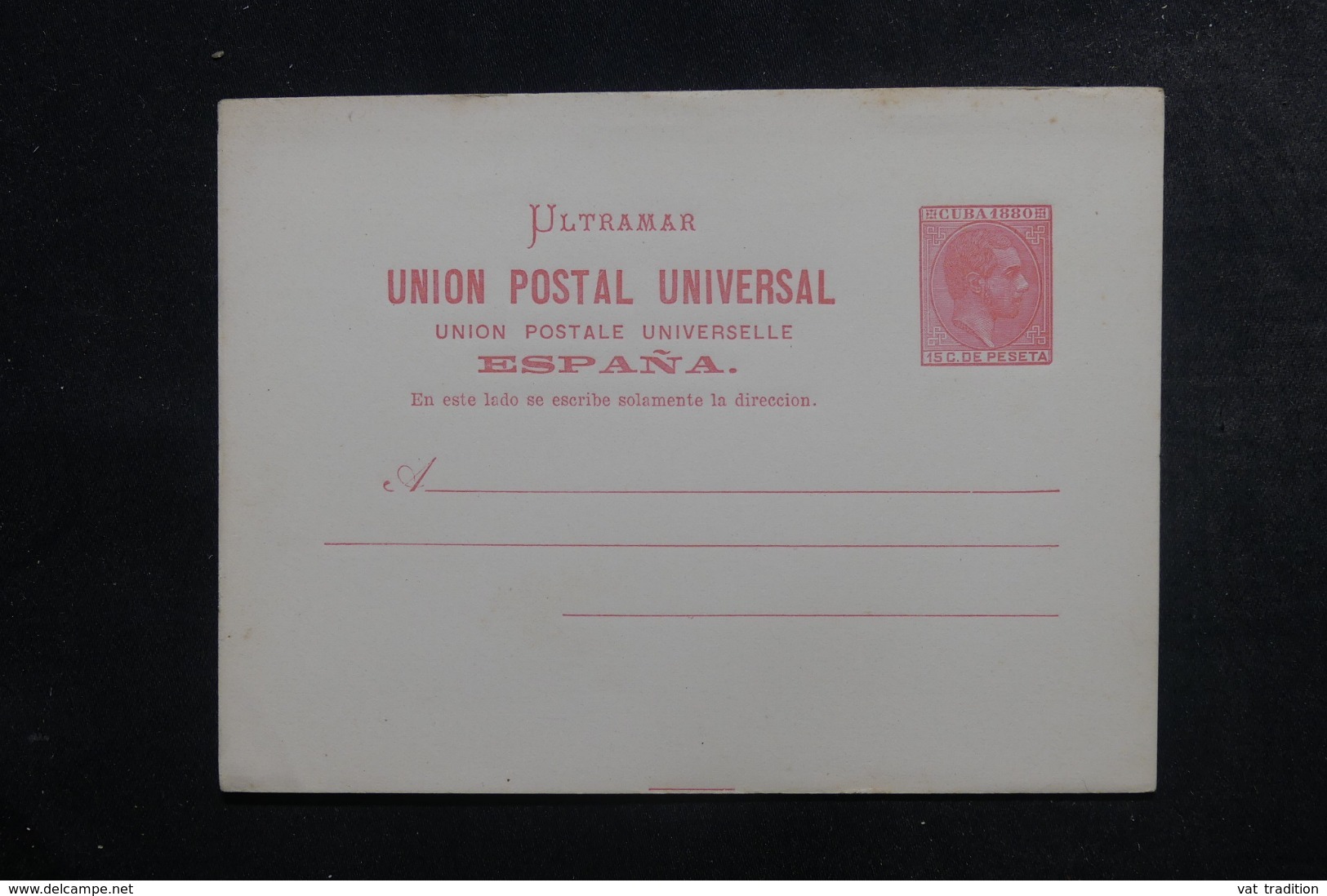 CUBA - Entier Postal Non Circulé - L 44431 - Cuba (1874-1898)