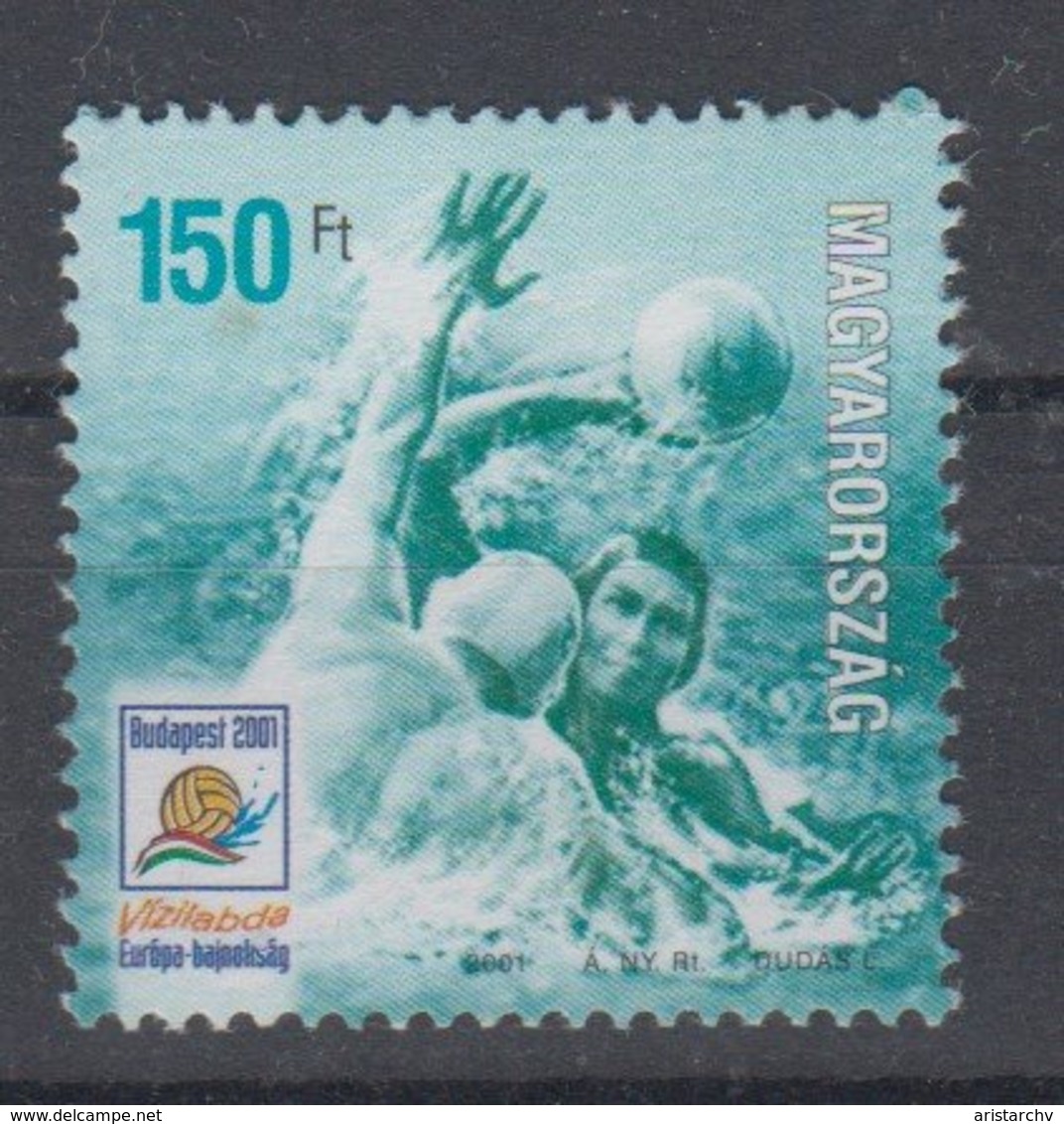 HUNGARY 2001 WATER POLO EUROPE CUP - Wasserball