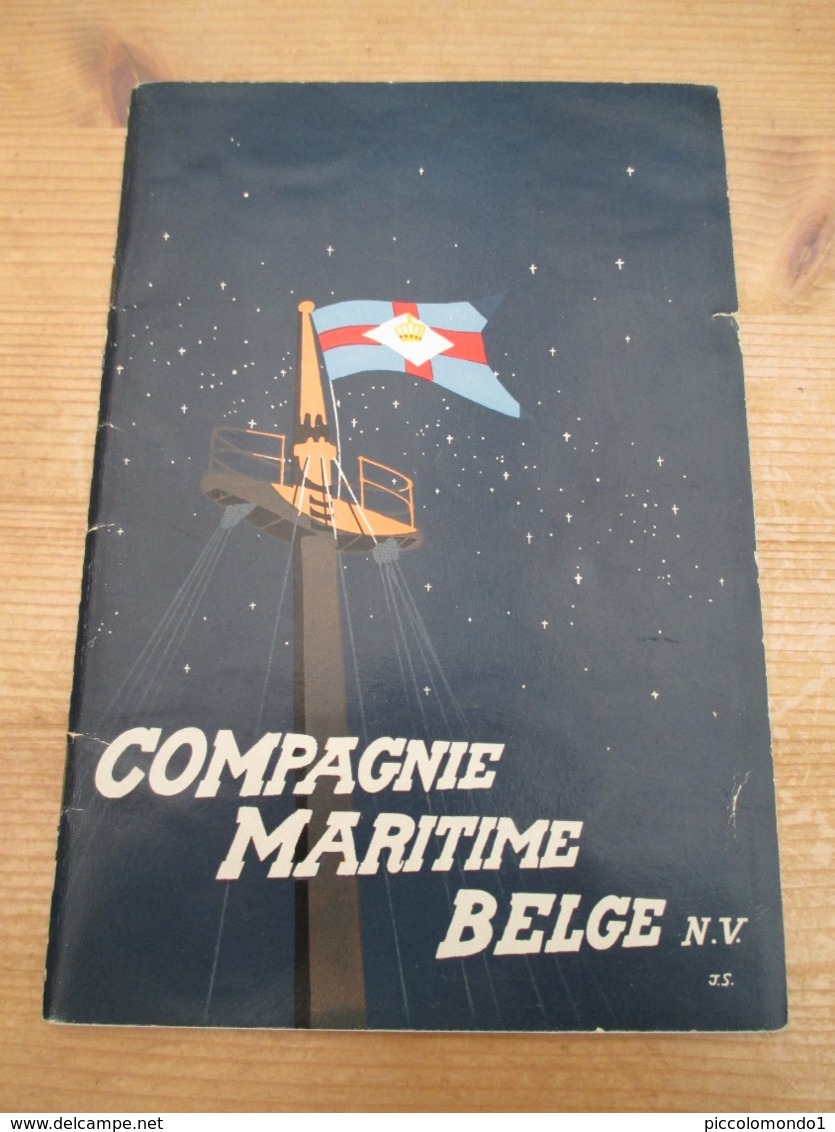 Compagnie Maritime Belge Boekje Reizen Naar Congo Belge Kongo 46 Blz Met Plannen - Histoire