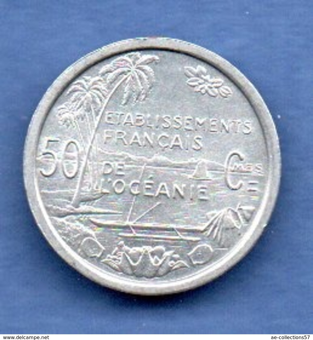 Océanie -  50 Centimes 1949   -  état  SPL - Other & Unclassified