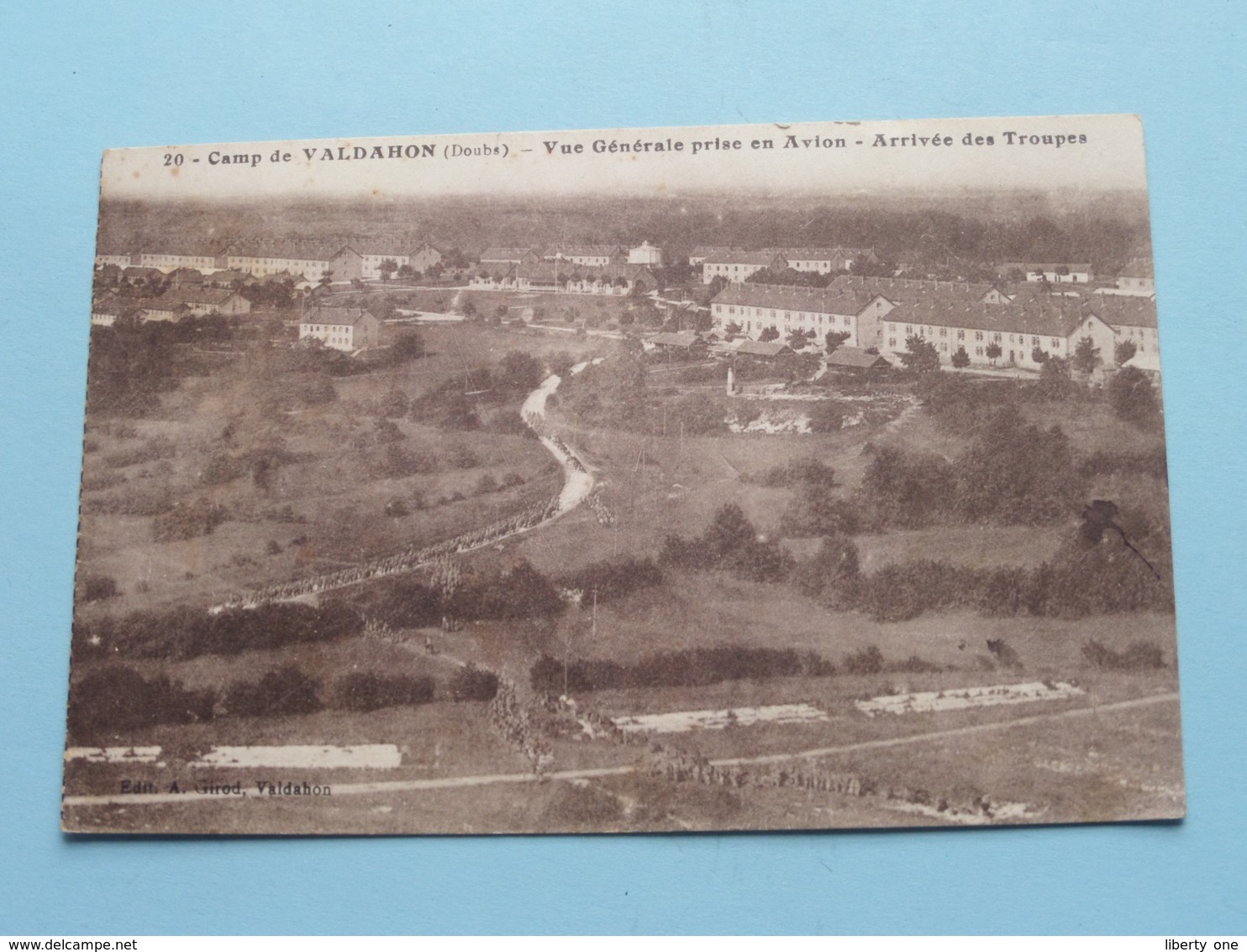 Camp De VALDAHON ( Doubs ) Vie Générale Prise En Avion ( 20 - A. Girod ) Anno 191? ( Voir Photo ) ! - Caserme