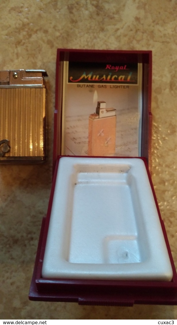 Briquet  - ROYAL MUSICAL - Butane Gas Lighter - Avec Sa Boite - Altri & Non Classificati