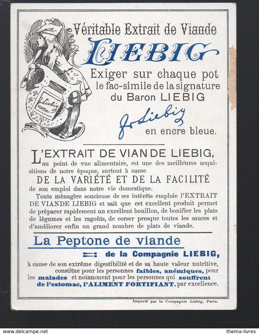 Chromos LIEBIG  : Lot De 6 Menus (?)  : 2 TB Et 4 Abimés (PPP20777) - Liebig