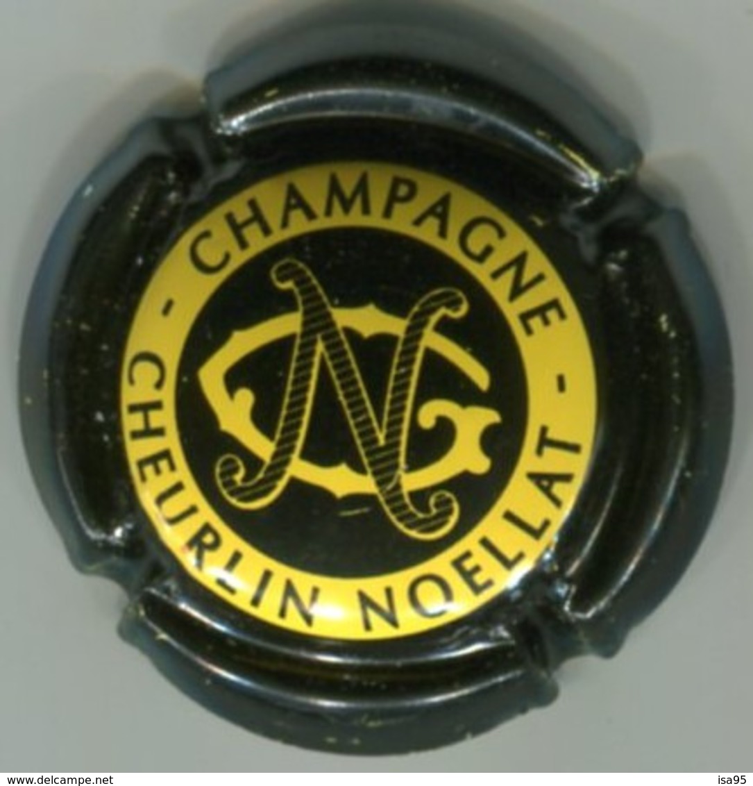 CAPSULE-CHAMPAGNE CHEURLIN NOELLAT N°43 éc. Jaune Sans Tiret Noir - Autres & Non Classés