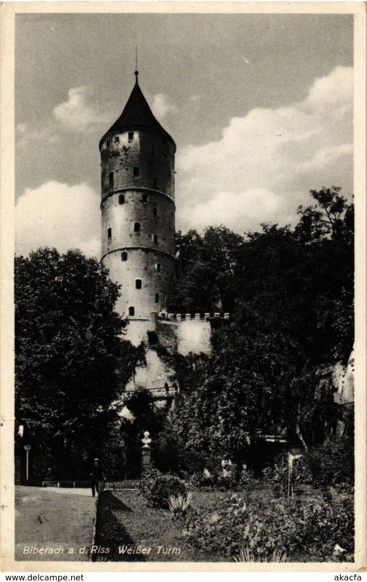 CPA AK Biberach A. D. Riss - Weisser Turm GERMANY (912964) - Biberach