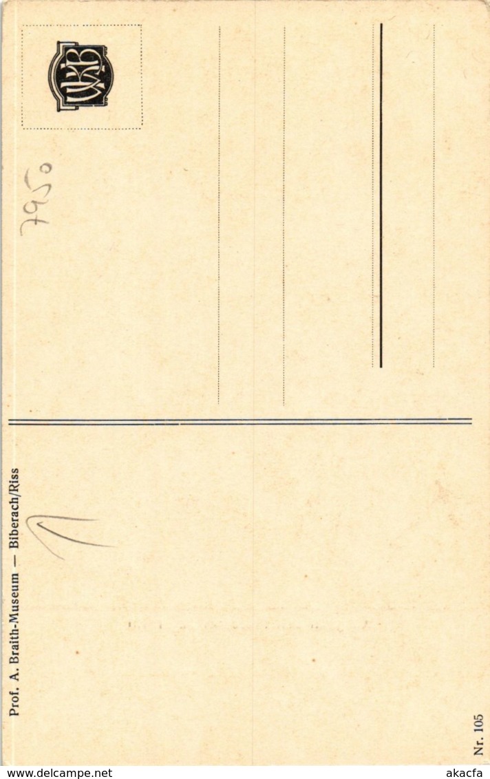 CPA AK Biberach A. D. Riss - Prof. A. Braith-Museum - Cattles GERMANY (912982) - Biberach