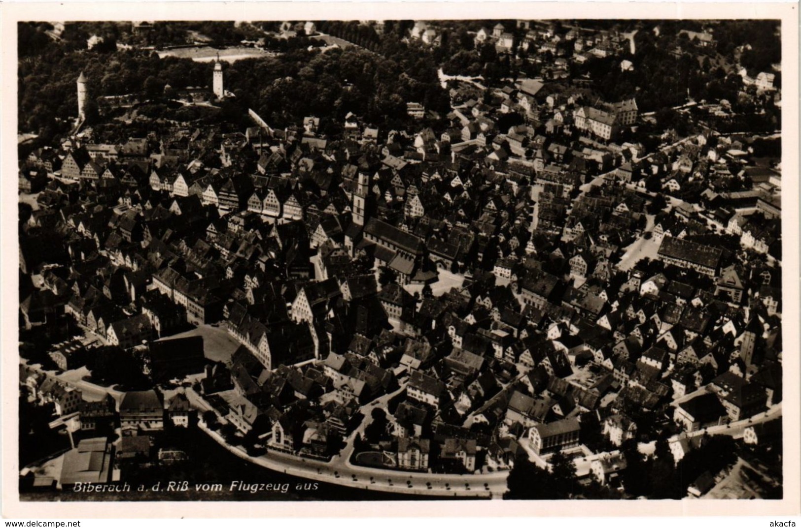 CPA AK Biberach A. D. Riss - Biberach Vom Flugzeug Aus GERMANY (913020) - Biberach