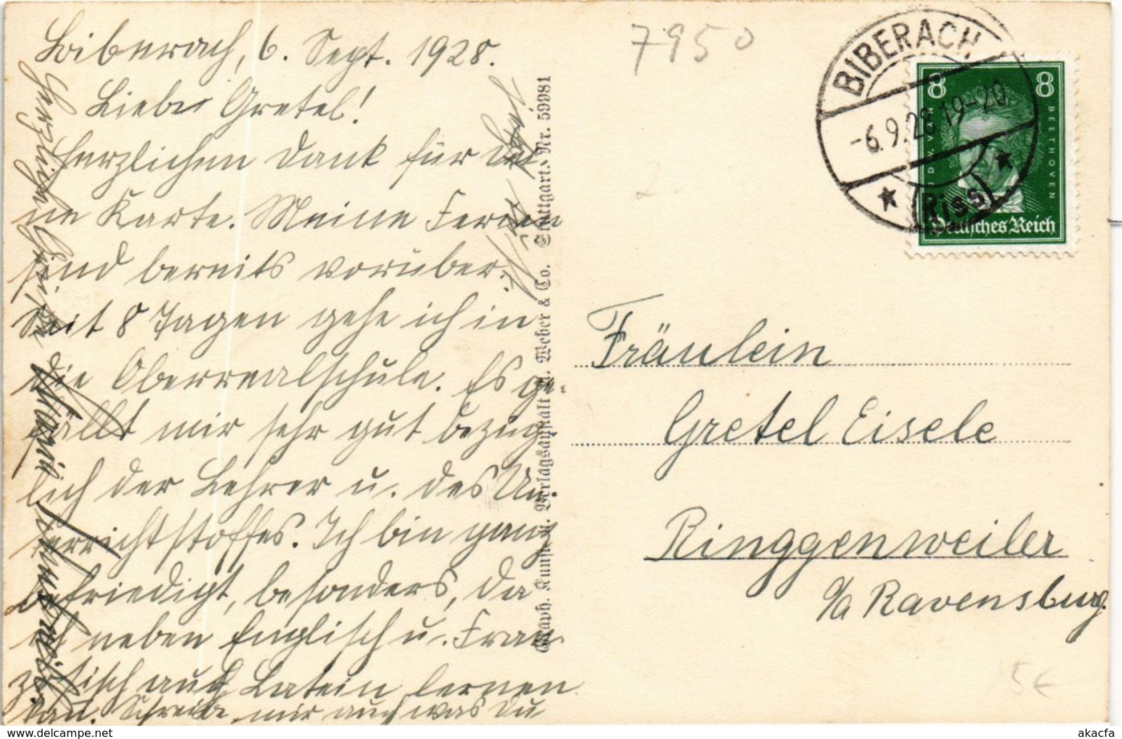 CPA AK Biberach A. D. Riss - Totalansicht GERMANY (913025) - Biberach