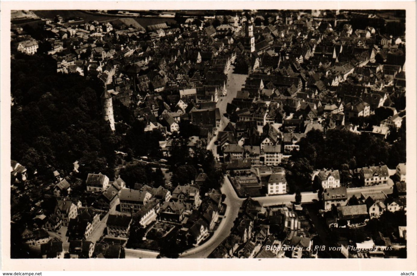 CPA AK Biberach A. D. Riss - Biberach Vom Flugzeug Aus GERMANY (913026) - Biberach