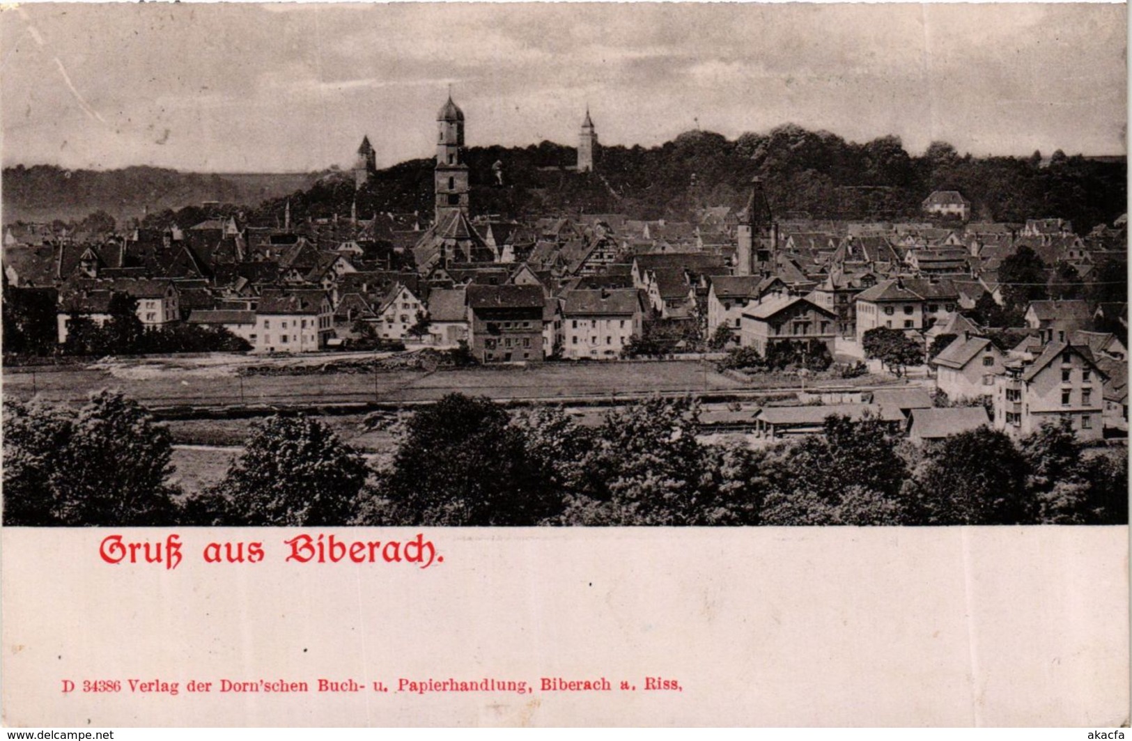 CPA AK Biberach A. D. Riss - Totalansicht GERMANY (913030) - Biberach