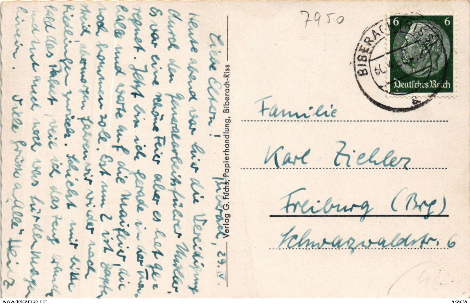 CPA AK Biberach A. D. Riss - Totalansicht GERMANY (913035) - Biberach