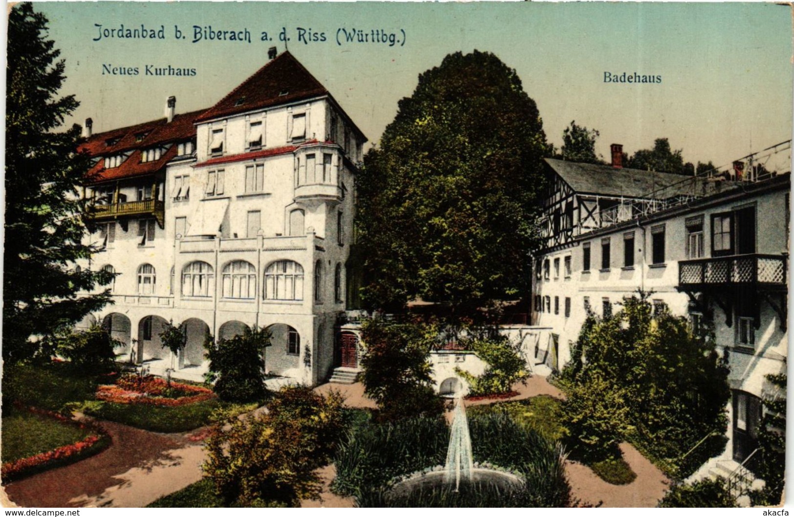 CPA AK Biberach A. D. Riss - Jordanbad - Kurhaus - Badehaus GERMANY (913135) - Biberach